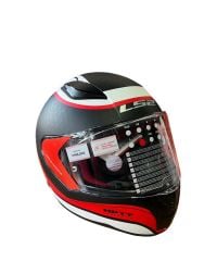 LS2 KASK RAPID DEEPER MAT KIRMIZI-SİYAH.