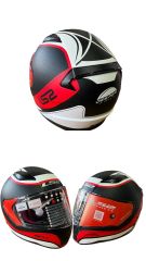 LS2 KASK RAPID DEEPER MAT KIRMIZI-SİYAH.