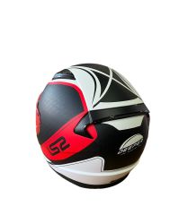 LS2 KASK RAPID DEEPER MAT KIRMIZI-SİYAH.