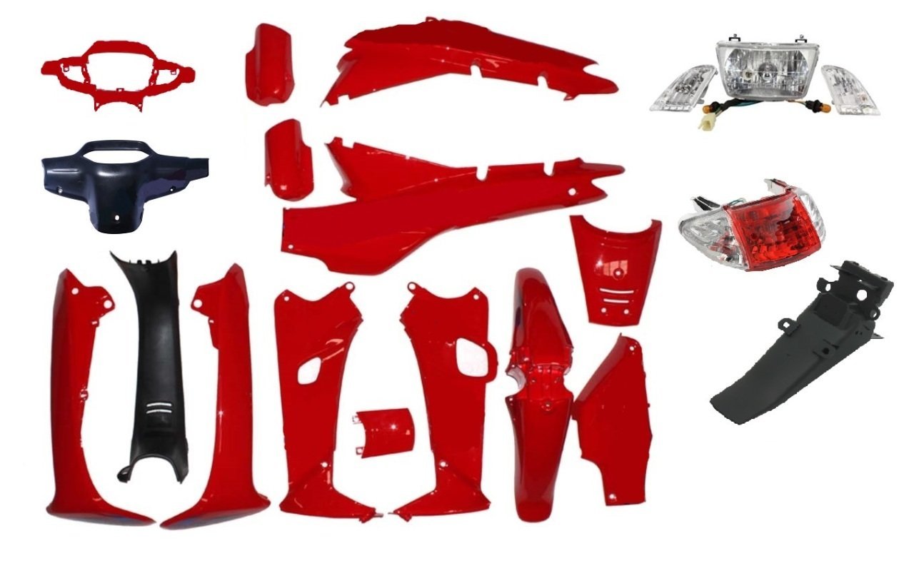 Bisan Lifan Ramzey Model Cup 100 Kaporta Seti Kırmızı Oem Far Stop Dahil