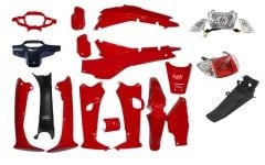 Bisan Lifan Ramzey Model Cup 100 Kaporta Seti Kırmızı Oem Far Stop Dahil