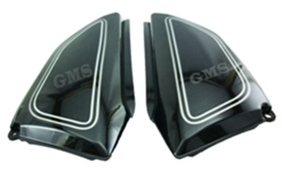 MONDİAL KT 125 YAN KAPAK SİYAH TAKIM.