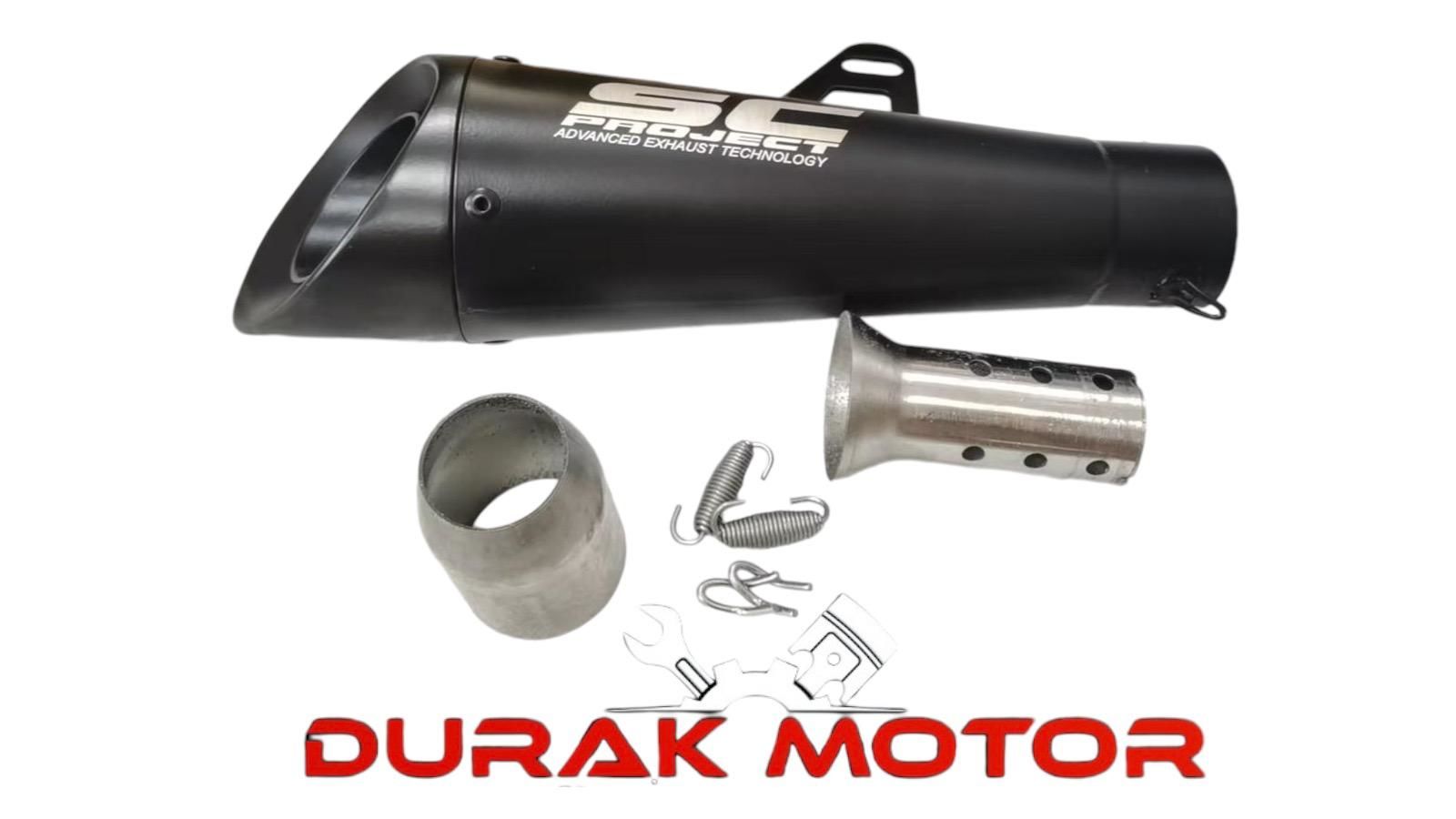 ÜNİVERSAL SC PROJECT SİYAH MODİFİYELİ TÜP EGSOZ SUSTURUCULU