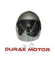ÇENESİZ KASK GRİ İTHAL.