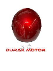 ÇENESİZ KASK KIRMIZI İTHAL