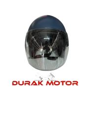 ÇENESİZ KASK MAT MAVİ İTHAL