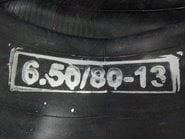 İÇ LASTİK 6.50/6.80-13 (DÜZ SİBOP) (8613) IRC
