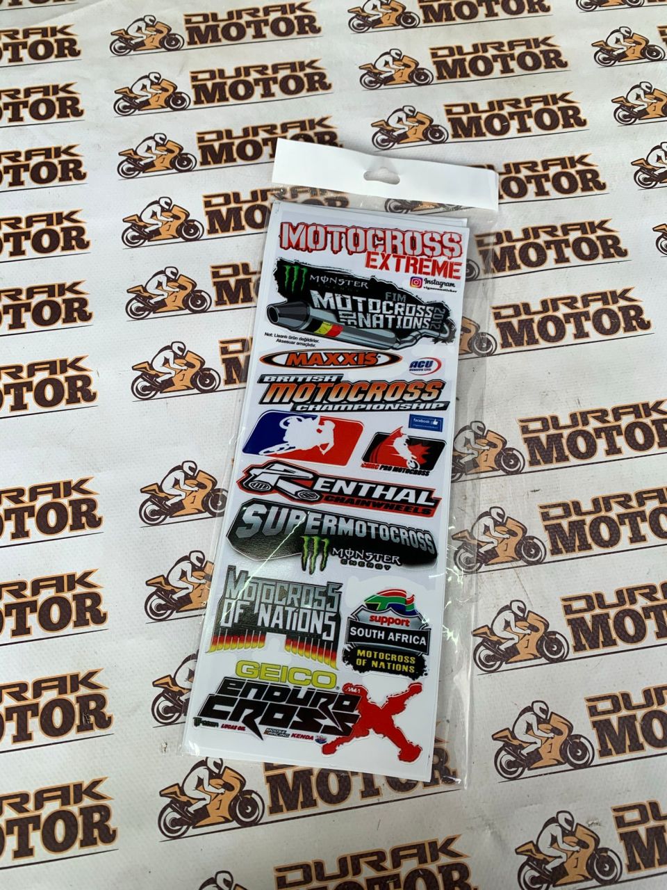MOTOSİKLET MOTOCROSS STİCKER