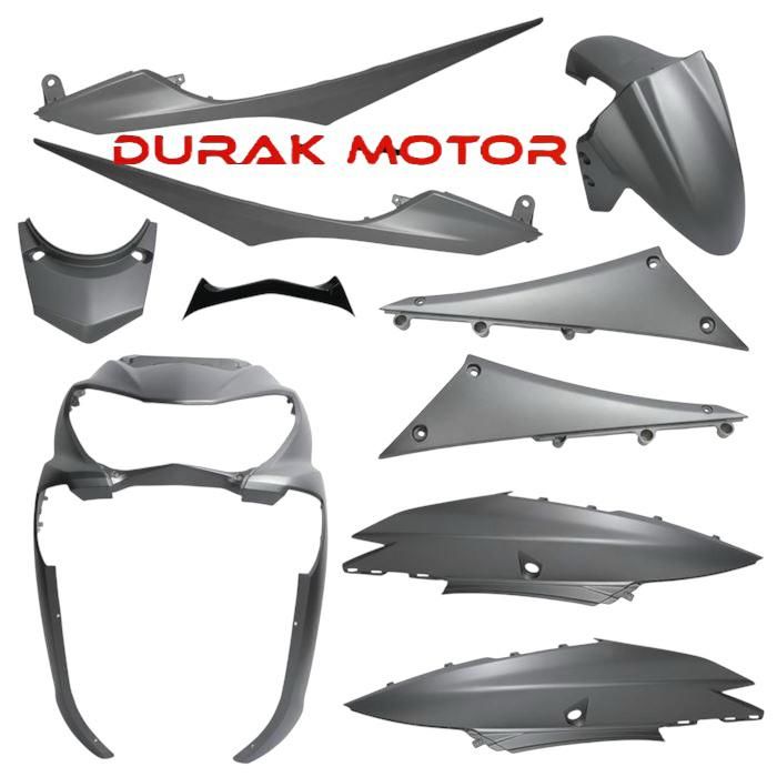 Rks Newlight 125 cc Kaporta Seti Gri 10 Parça