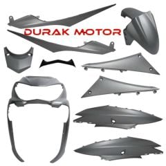 Rks Newlight 125 cc Kaporta Seti Gri 10 Parça