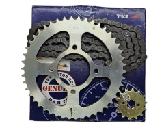 Tvs Rider Zincir Dişli Seti 420H 128L 46T Orjinal