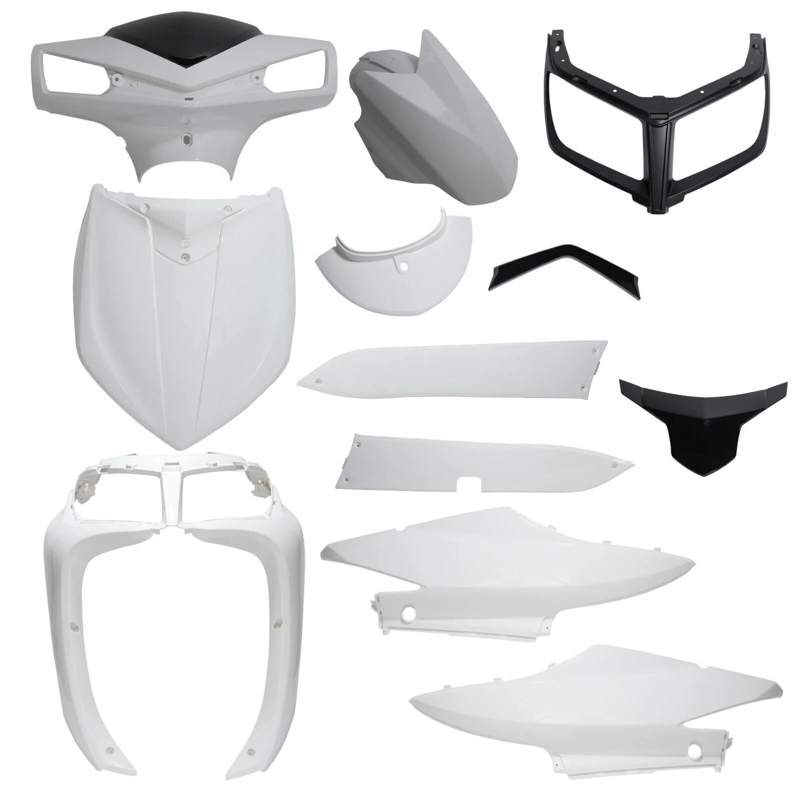 RKS BLAZER 50 cc Kaporta Seti Boyalı Aksam 12 Parça Beyaz