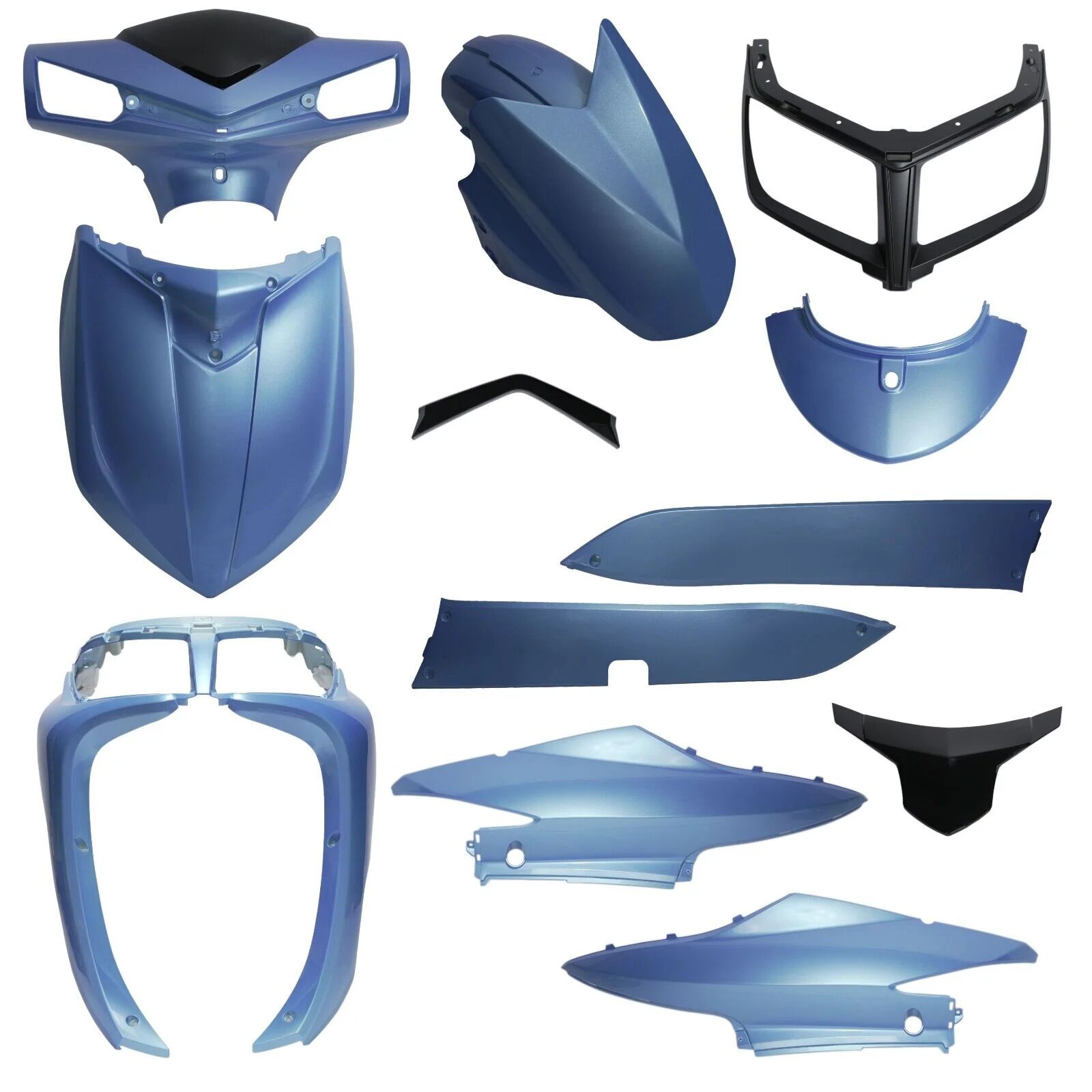 RKS BLAZER 50 cc Kaporta Seti Boyalı Aksam 12 Parça Mavi